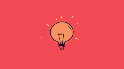 Cartoon style lightbulb animation - 13945542