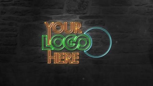 Neon Logo Reveal 4K - 13948633