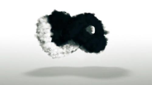Explosion Dark Smoke Logo Reveal - 13800668