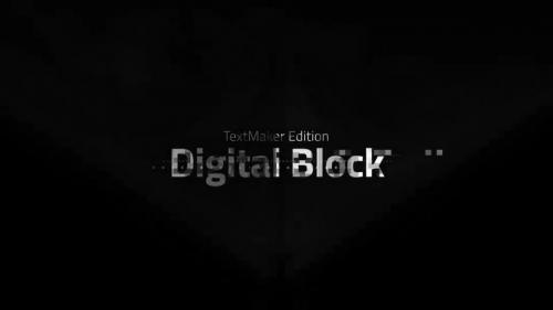 Titles Animator - Digital Block - 13817932