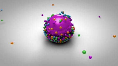 Colorful 3D Balls Logo Reveal - 13696343