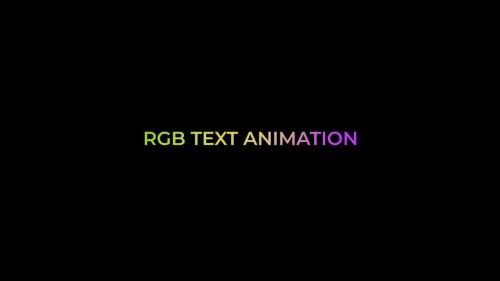 Text Animations Presets Pack + (RGB) - 13379797