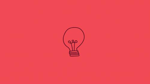 Cartoon style lightbulb animation - 13945542