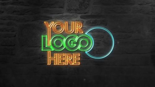 Neon Logo Reveal 4K - 13948633