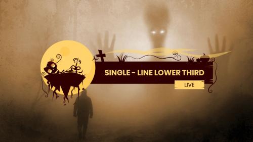 10 Halloween Lower Thirds Pack AE - 13822922