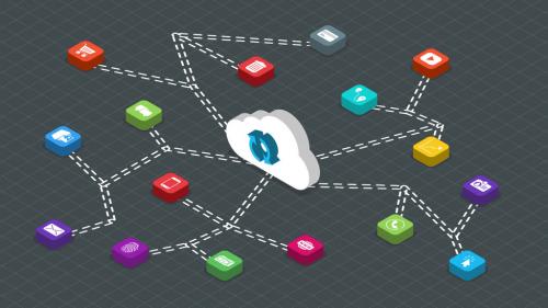 Isometric Cloud Infographic - 13683945