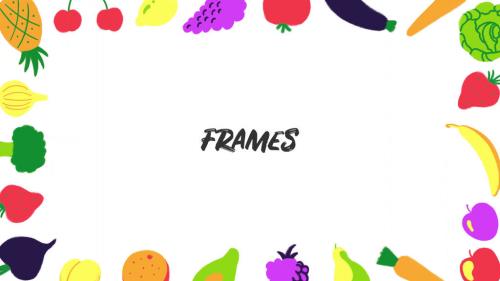 Fruits and Vegetables. Hand Drawn Pack - 13684241