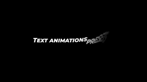 40 Text Animations Presets Pack + 20 RGB - 13411791