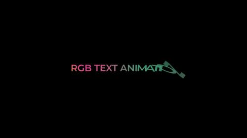 Text Animations Presets Pack + (RGB) - 13379797