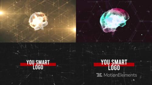 Smart Brain Logo Reveal - 13351559