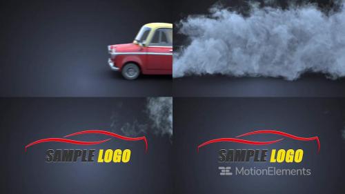 Car and Smoke Logo - 13191002