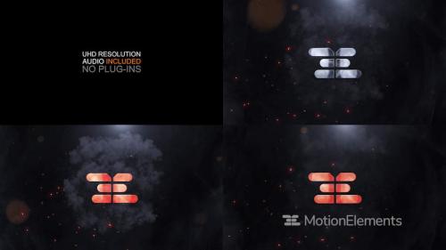 Explosion Logo Intro 4k - 12920594