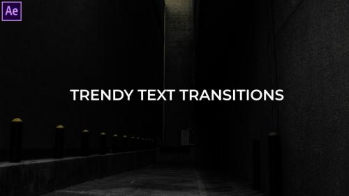 Trendy Text Transitions Presets - 13016605