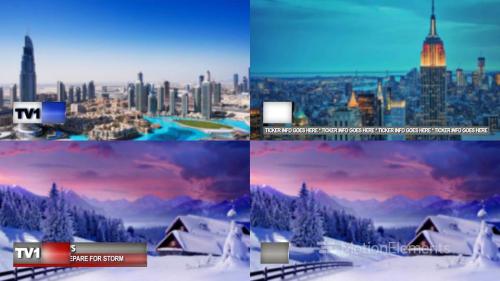 News Weather and Sport Lower Third Pack - 12499113