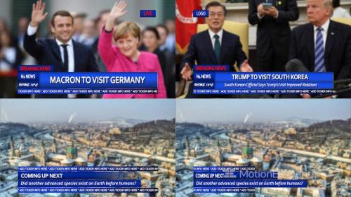 Modern News and Lower Thirds Graphic Pack - 12503125