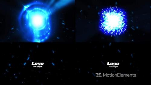 Particles Explosion Logo Reveal - 12539872