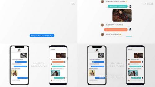 IOS and Android Messages - 12642983