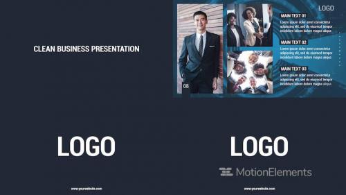 Clean Business Presentation - 12821614