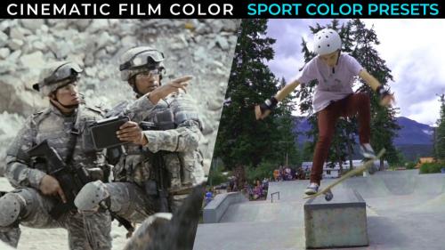 Cinematic Film And Sport Color Correction Presets - 12855690