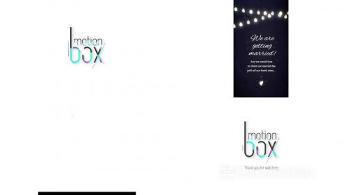 Night Bulbs Wedding Invitation - 14291474