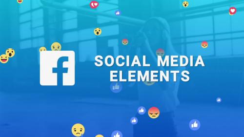 Facebook Social Media Elements - 14307963