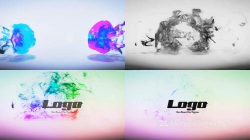 Black & Colorful Splash Logo Reveal - 13713323