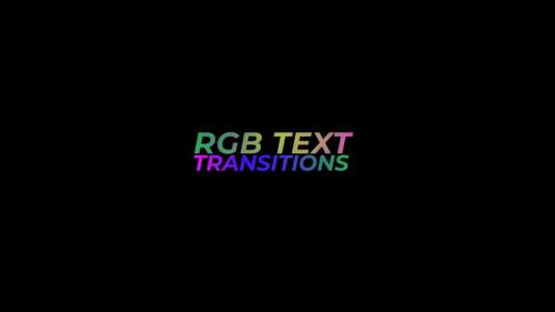 RGB Text Transitions Presets - 13379742