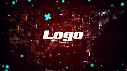 Worldmap Glitch Logo Pack - 12964985