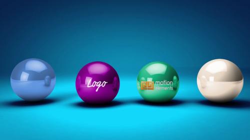 Bouncing Balls Logo Reveal - 13513020