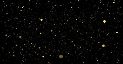 Floating golden particles - 13435131