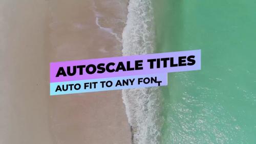 Auto Scale Titles - 13385891