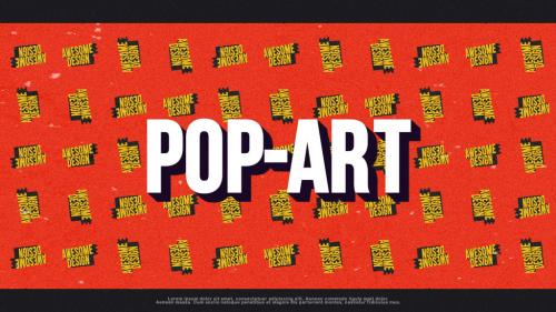 Pop Art Typography Opener - 12186619