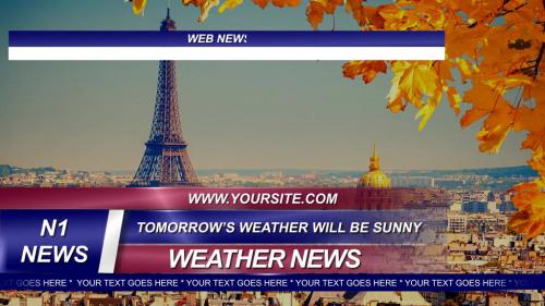 News Sport and Weather Graphic Package - 12503154