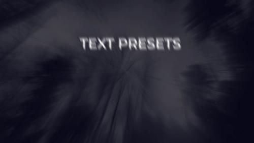 Text Transitions Presets - 12855709