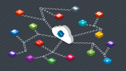 Isometric Cloud Infographic - 13683945