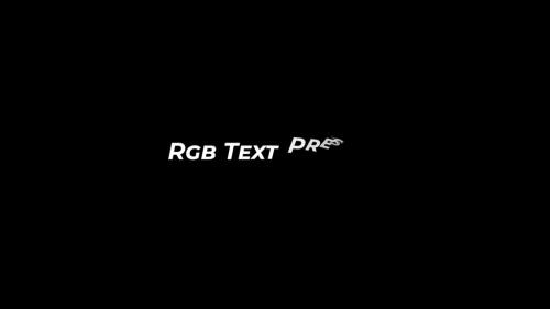 40 Text Animations Presets Pack + 20 RGB - 13411791