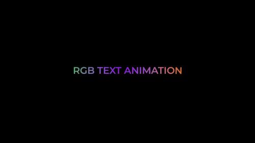 Text Animations Presets Pack + (RGB) - 13379797