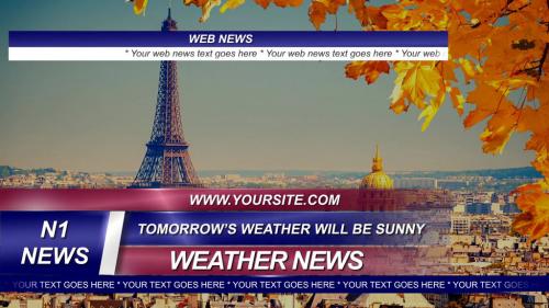 News Sport and Weather Graphic Package - 12503154