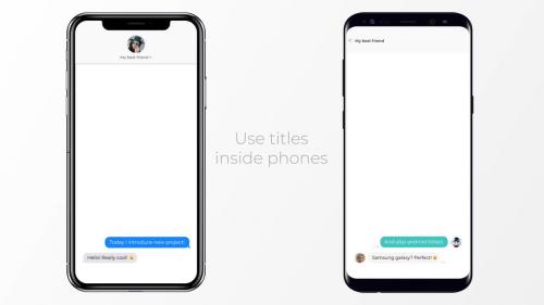 IOS and Android Messages - 12642983