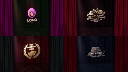 Opening Curtain Logo Reveal - 13818096