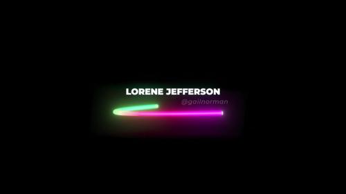 Lower Thirds Titles Neon 2 - 13643370