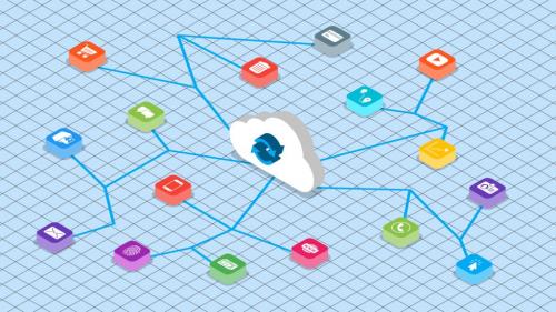 Isometric Cloud Infographic - 13683945