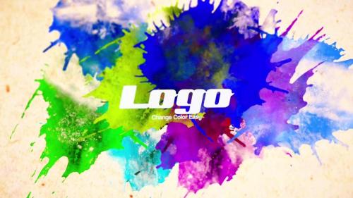Colorful Paint Logo Reveal - 13094147