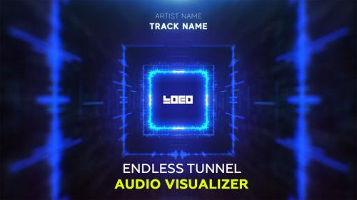 Audio React - Endless Square Tunnel - 13149740