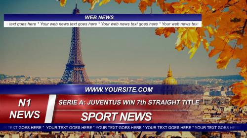 News Sport and Weather Graphic Package - 12503154