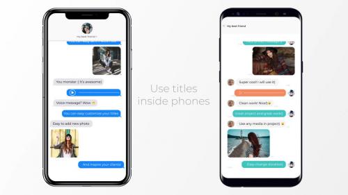 IOS and Android Messages - 12642983