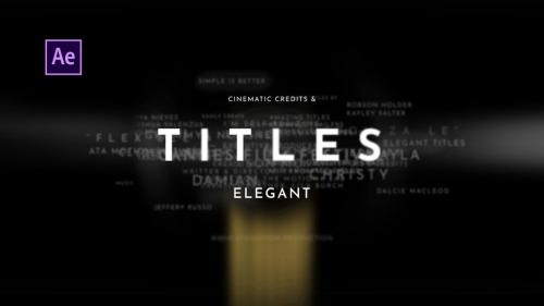 Titles Elegant Cinematic - 12885122