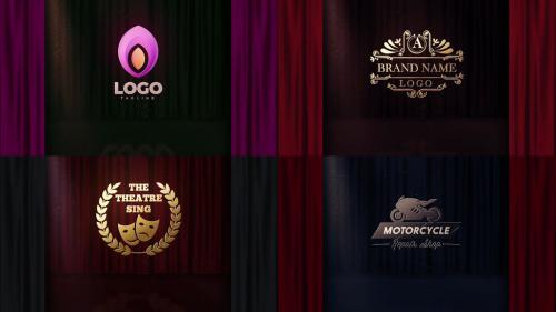 Opening Curtain Logo Reveal - 13818096