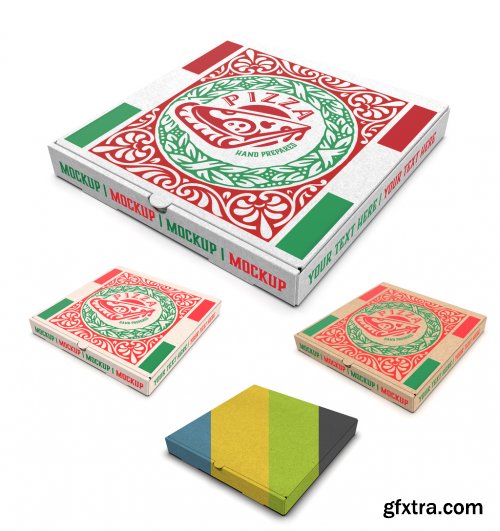 Pizza Box Mockup 319784782