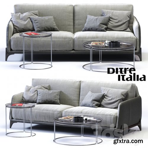 Ditre Italia ELLIOT 3-er Sofa